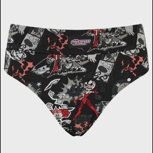 Killstar Black and Red Graphic Panties